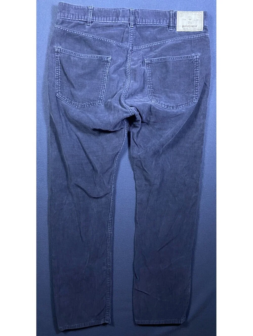 Patagonia Corduroy Pants Mens 34x30 Iron Clad Gray Straight Fit Organic Cotton